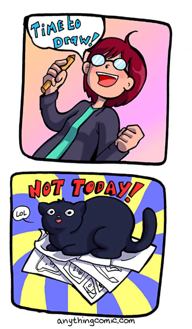 Life Is Never Boring When You Live With A Cat (50 pics)
