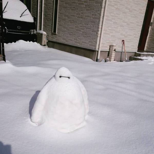 In Japan People Turn Snow Into Art Masterpieces (27 pics)