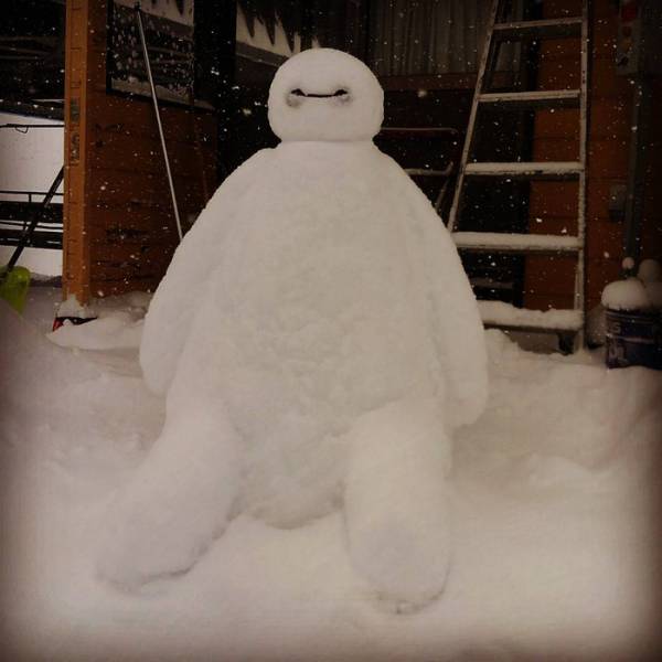 In Japan People Turn Snow Into Art Masterpieces (27 pics)