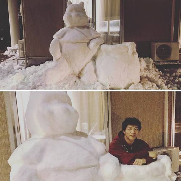 In Japan People Turn Snow Into Art Masterpieces (27 pics)