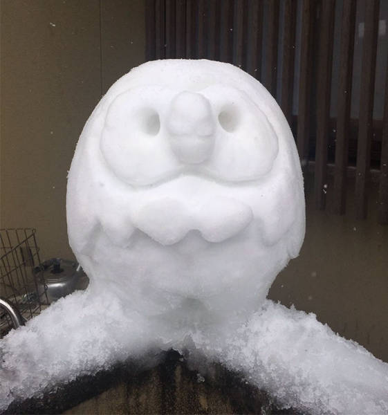In Japan People Turn Snow Into Art Masterpieces (27 pics)