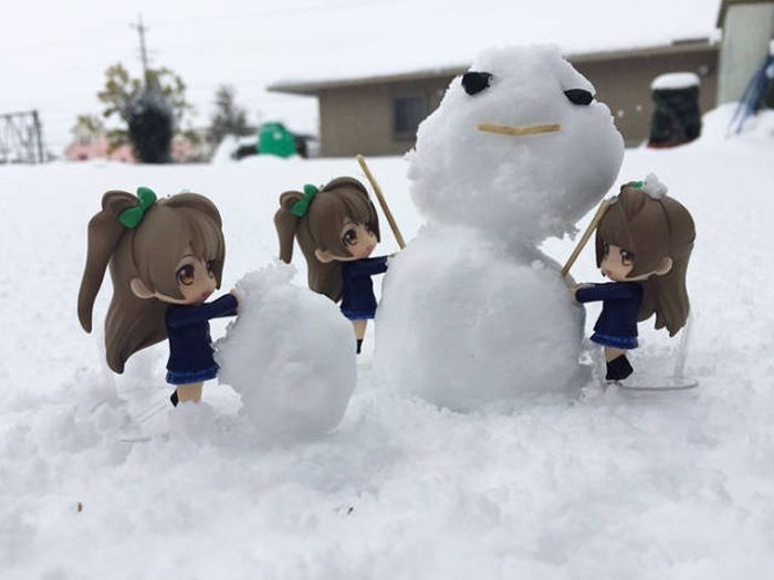 In Japan People Turn Snow Into Art Masterpieces (27 pics)