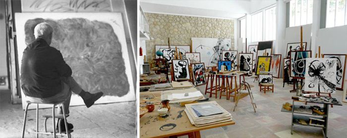 A Look Inside The Studios Of Famous Artists (30 pics)