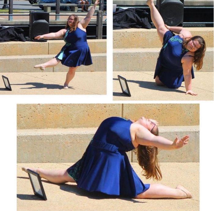 Overweight Ballerina Dances Better Than The Skinny Girls (12 pics + video)