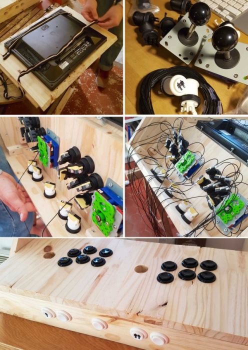 Guy Builds One A Kind Arcade Game Cabinet (17 pics)