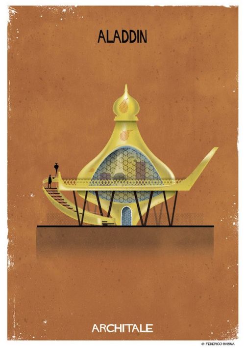 Architect Imagines The Homes Of Fairy Tale Characters (16 pics)