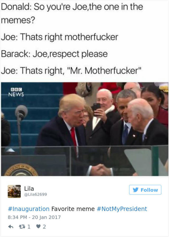 Hilarious Tweets About Donald Trump’s Inauguration That Will Crack You Up (18 pics)