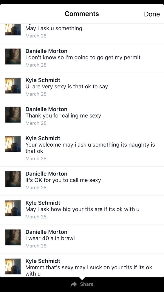 This Facebook Sexting Fail Will Make You Cringe (7 pics)