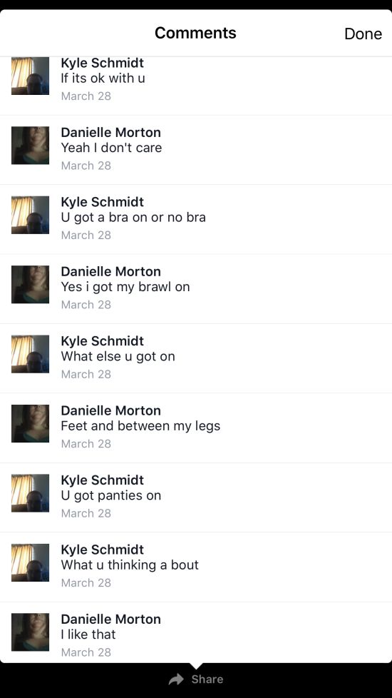 This Facebook Sexting Fail Will Make You Cringe (7 pics)