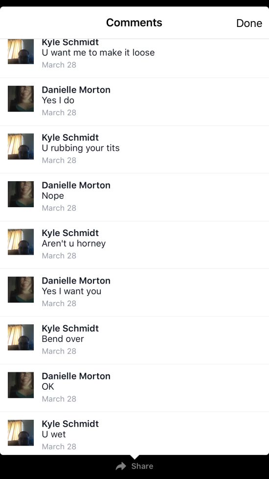 This Facebook Sexting Fail Will Make You Cringe (7 pics)