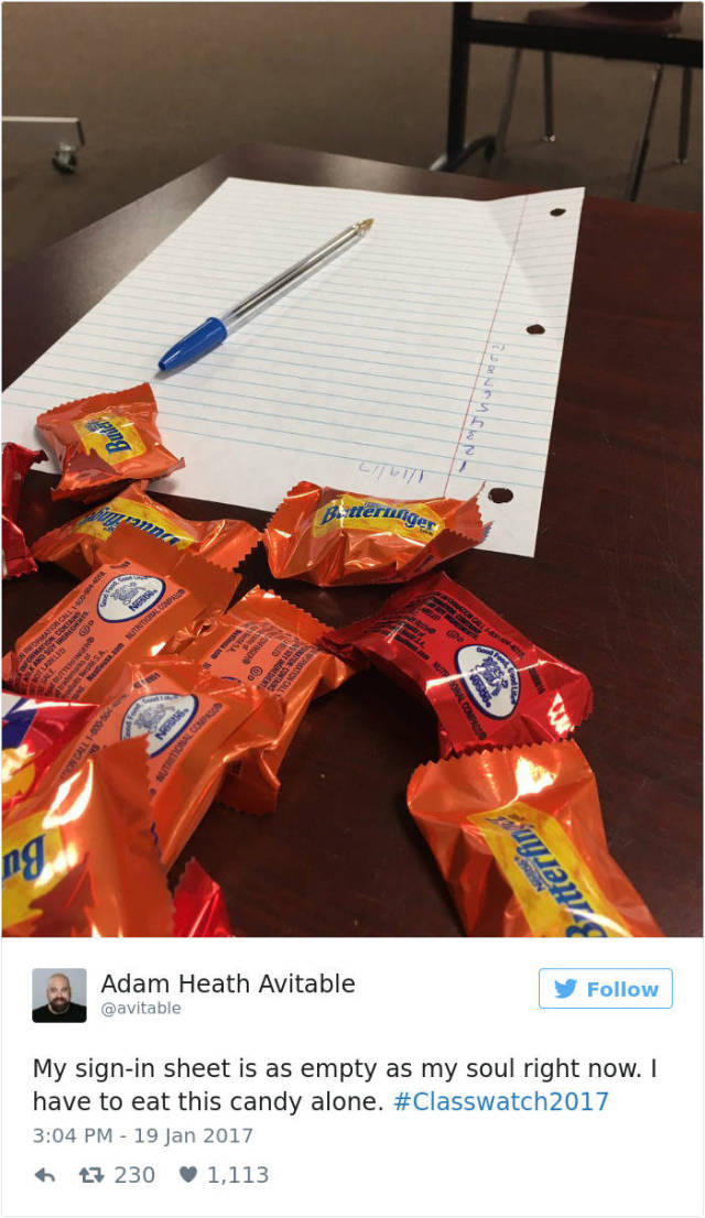 Teacher Shares Heartbreaking Twitter Story After No One Shows Up To Class (24 pics)