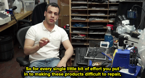 Repair Guy Calls Out Apple For Tricking Their Customers (9 gifs)