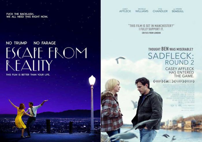 Honest Posters For 2017's Oscar Nominated Movies (12 pics)