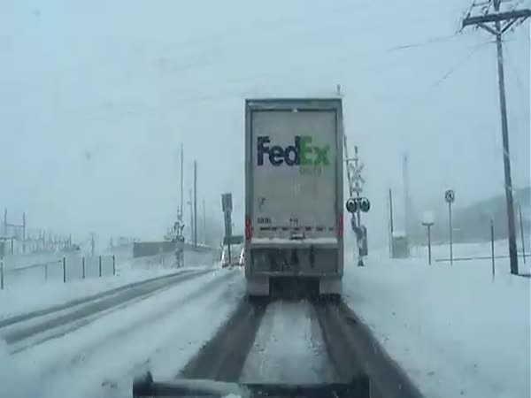 FrontRunner Train Hits FedEx Truck