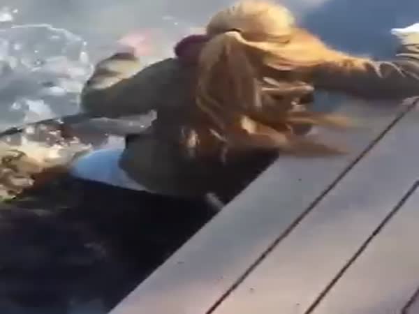 Girl Plays On Thin Ice And Pays The Price