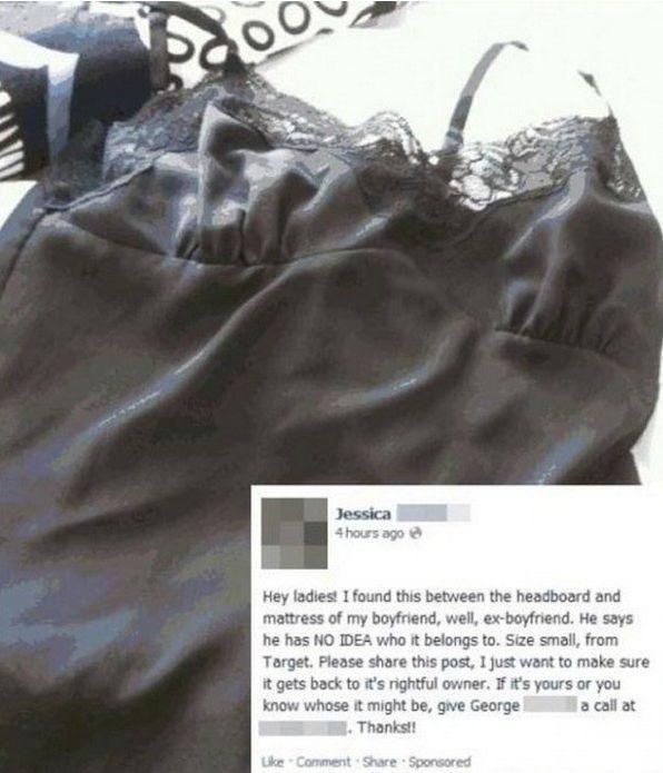 Angry People Expose Their Cheating Lovers On Facebook (14 pics)
