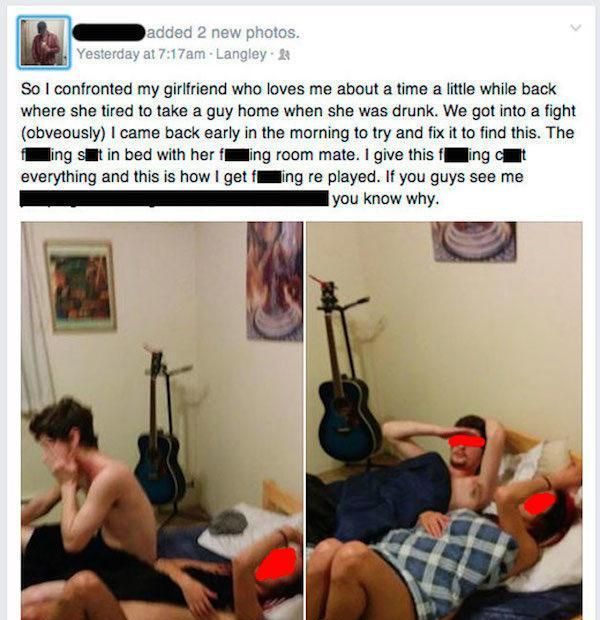 Angry People Expose Their Cheating Lovers On Facebook (14 pics)