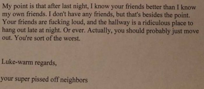 This Neighbor Has Mastered The Art Of Being Passively Aggressive (4 pics)