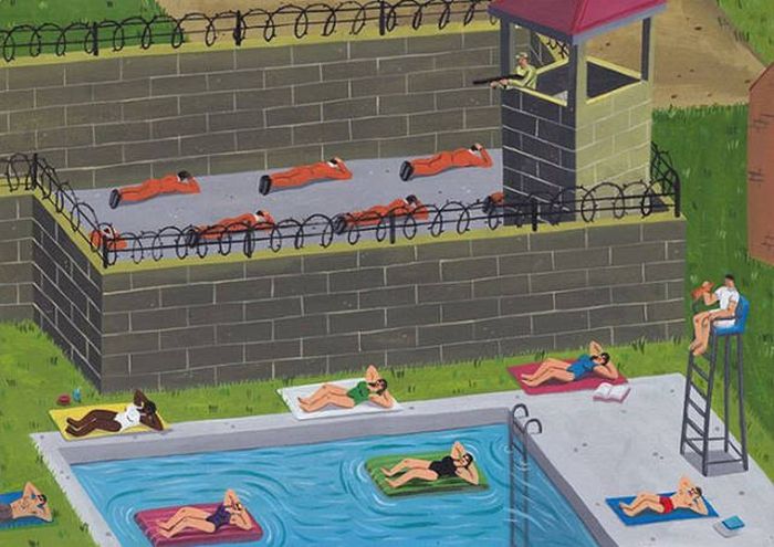 These Satirical Illustrations Perfectly Sum Up Modern Society (43 pics)