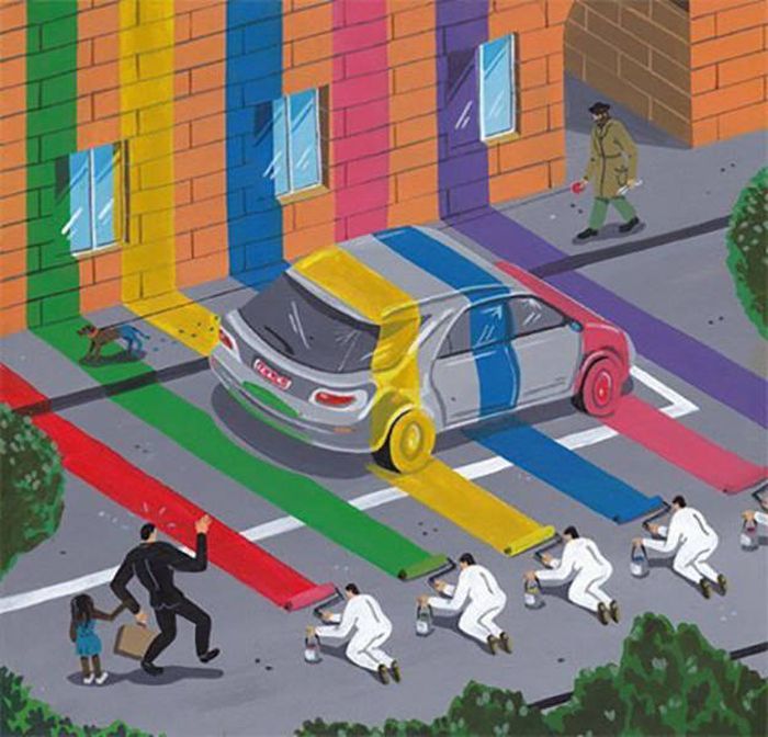 These Satirical Illustrations Perfectly Sum Up Modern Society (43 pics)