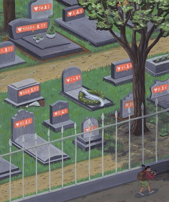 These Satirical Illustrations Perfectly Sum Up Modern Society (43 pics)