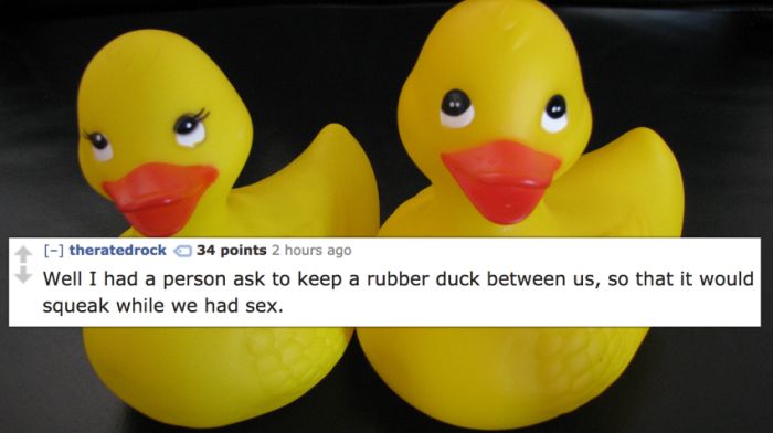 People Reveal The Oddest Sexual Requests They've Ever Received (15 pics)