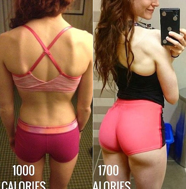 Girl Shows Off Her Gorgeous Body Before And After Going To The Gym (4 pics)