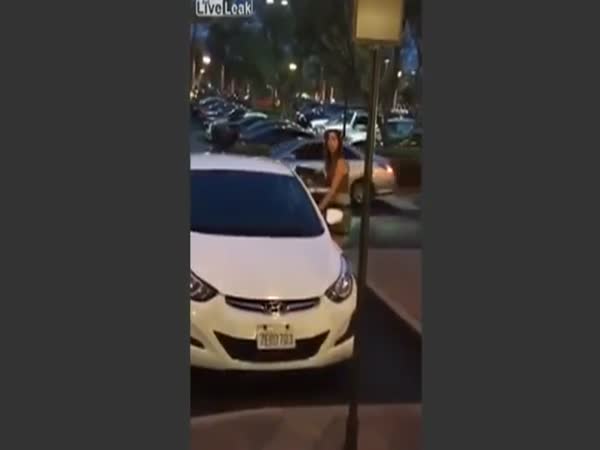 Woman Gets Pissed After Guy Calls Her Out For Parking In Handicap Spot