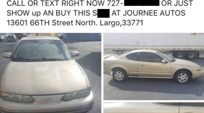 Guy Posts Hilariously Honest Description Of His $900 Car (2 pics)