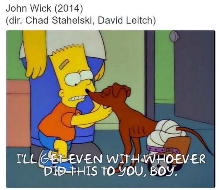 Scenes From The Simpsons That Are Just Like Famous Movies (24 pics)