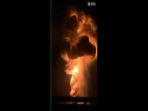 Massive Explosion At Chinese Anhui Chemical Plant