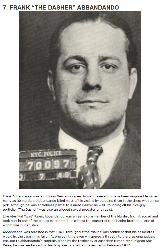 The 10 Deadliest Hitmen In The History Of The Mafia (10 pics)