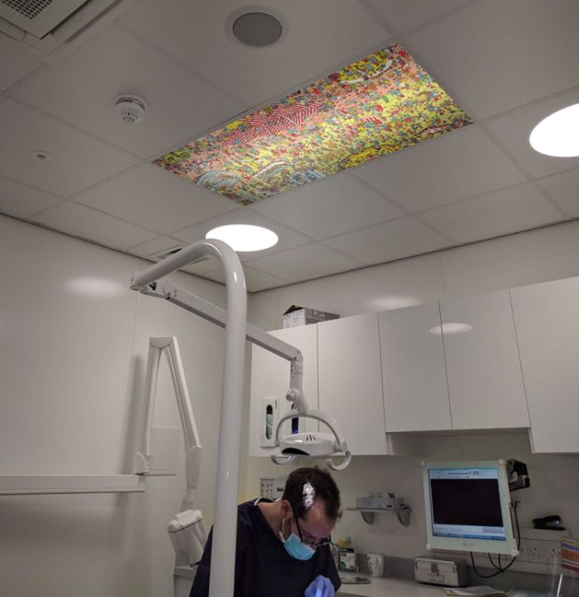 This Dentist Has The Perfect Ceiling (2 pics)