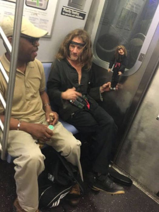 Subway Trains Are Like An Underground Incubator For Freaks (37 pics)