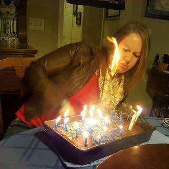 Happy Birthday Goes Up In Flames (4 pics)