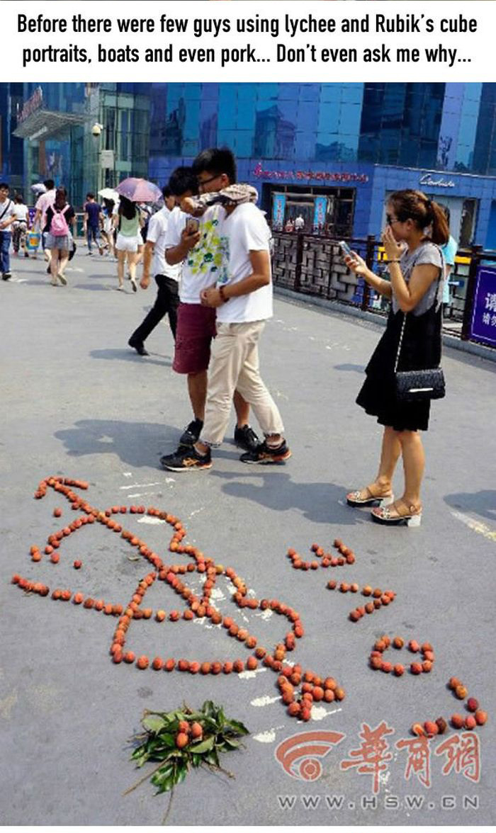 Guy Gets Rejected After Declaring His Love With 999 Pomelos (10 pics)