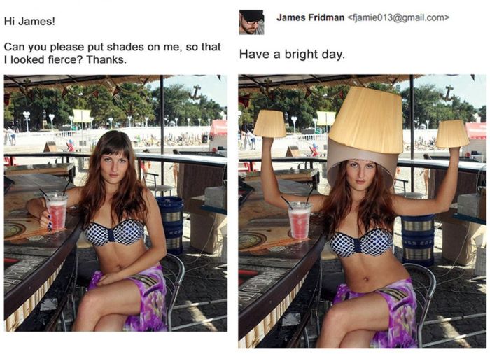 People Keep Asking This Photoshop Troll For Help (29 pics)