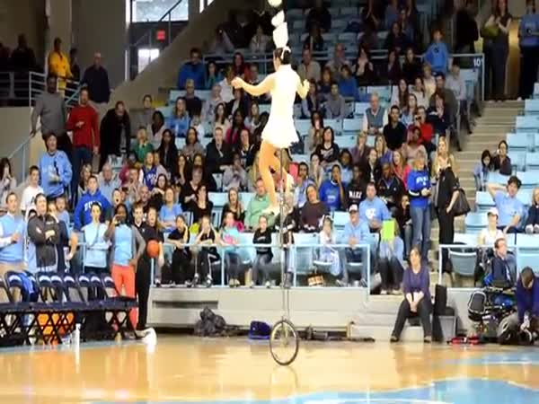 Amazing Circus Performance At Half Time Show