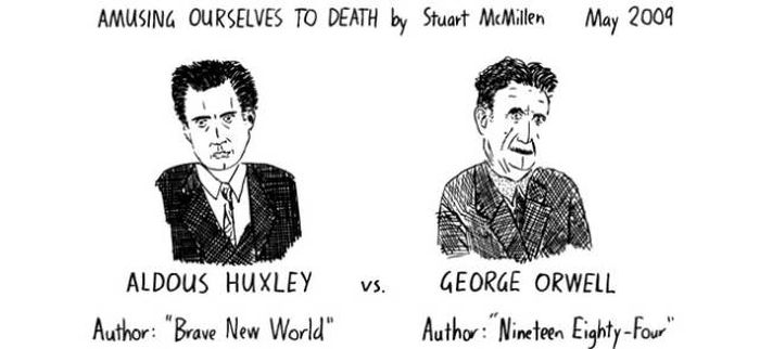 Terrifying Predictions By Huxley And Orwell That Are Turning Out To Be True (3 pics)