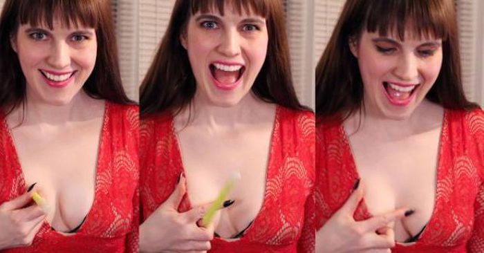 Busty Girls Find A New Way To Launch Pens (8 gifs)