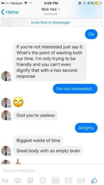 Guy Freaks Out On Tinder Date After She Doesn't Respond Fast Enough (5 pics)