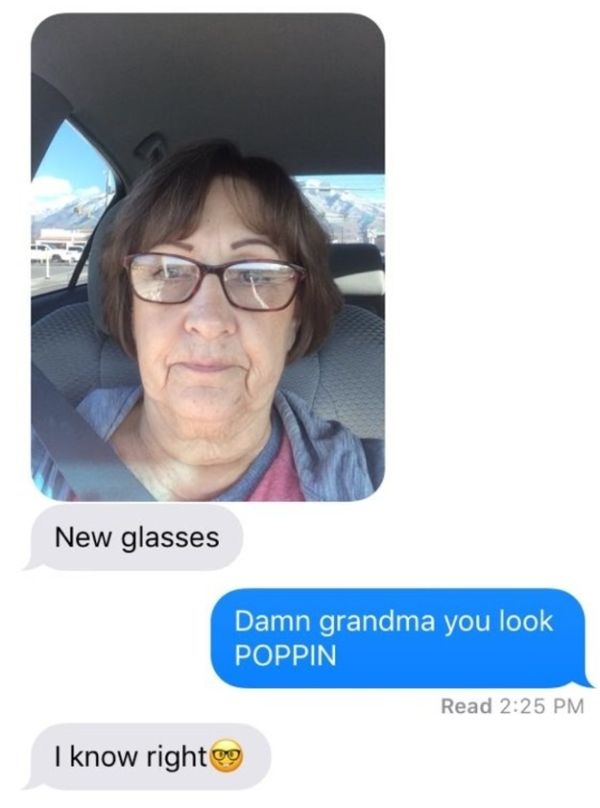 This Grandmother Sends Her Granddaughter Hilarious Selfies (5 pics)