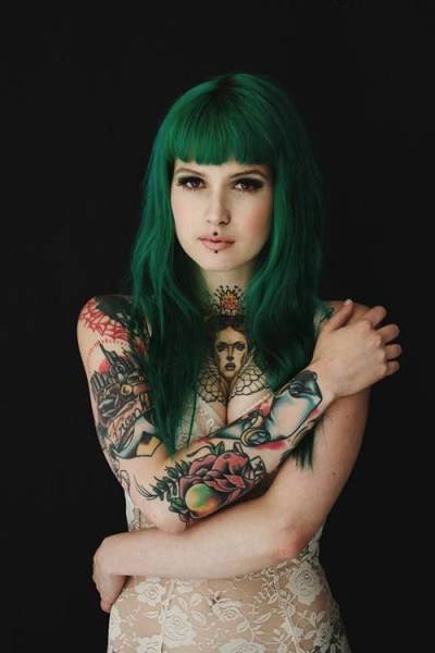 Sexy Girls Who Like Ink Are Seriously Irresistible (57 pics)
