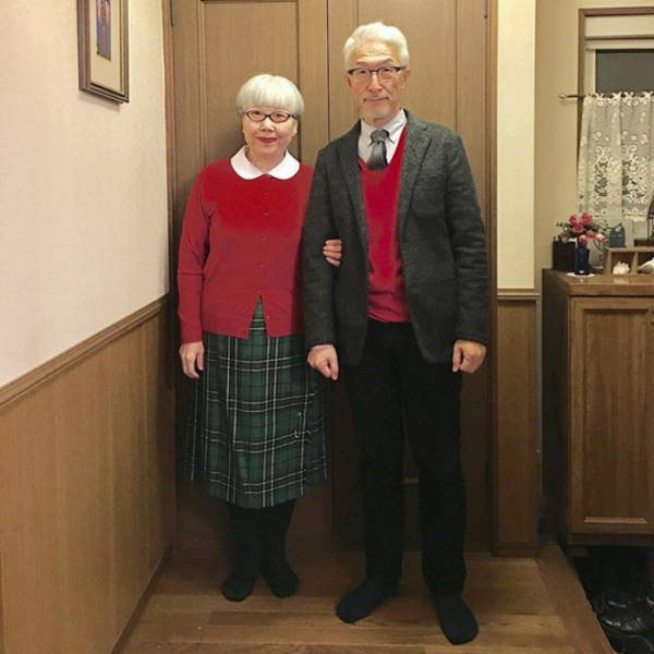 This Japanese Couple Has Mixed 37 Years Of Love And Style (22 pics)