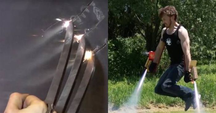 This Man Brings Real Superhero Weapons To Life (10 gifs)