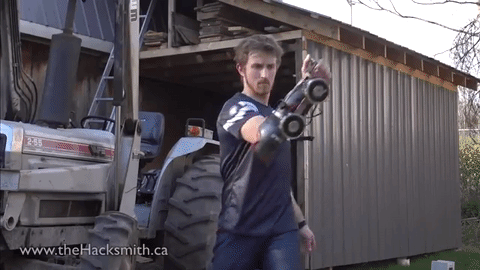 This Man Brings Real Superhero Weapons To Life (10 gifs)