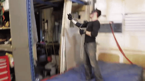 This Man Brings Real Superhero Weapons To Life (10 gifs)