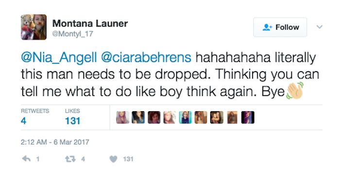 Guy Gets Roasted After Telling His Girlfriend She Can't Go Out With Her Friends (16 pics)