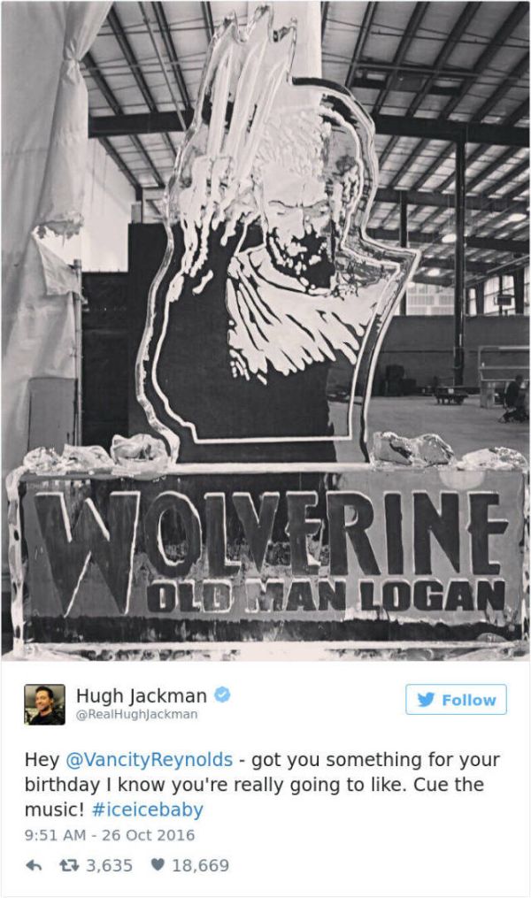 Ryan Reynolds Just Loves To Troll Hugh Jackman On Twitter (9 pics) Ryan Reynolds Just Loves To Troll Hugh Jackman On Twitter (9 pics)