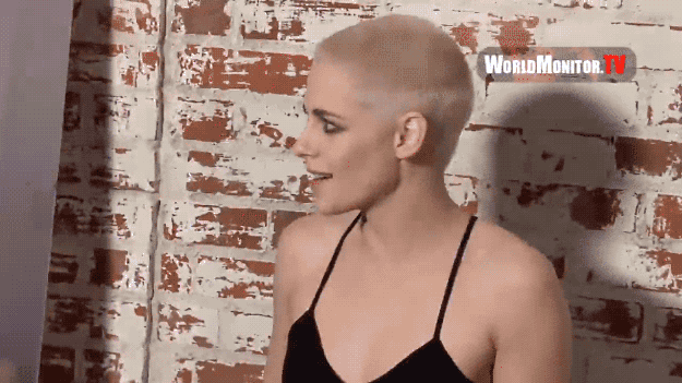 Kristen Stewart Shows Off Her New Haircut (5 pics)